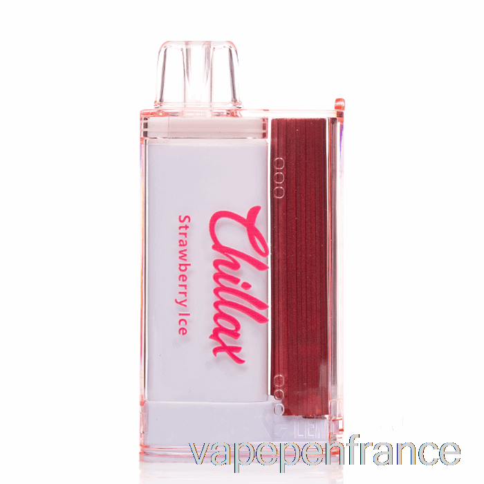 Stylo Jetable De Vape De Glace De Fraise De Chillax 15000